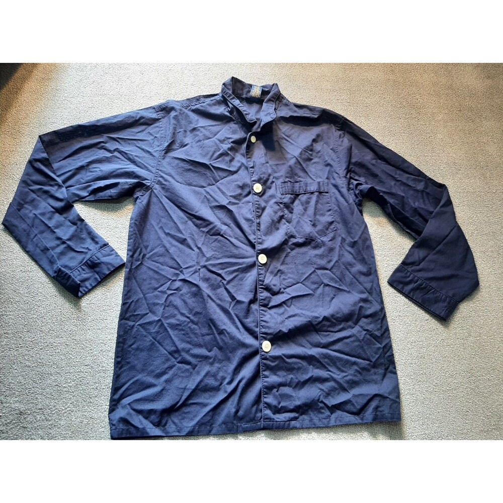 Club Room Mens Shirt Blue Small S Long Sleeve Button Up Pocket